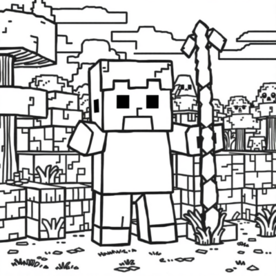 Livre de coloriage Minecraft à imprimer