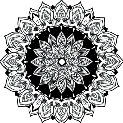 Livre de coloriage : coloriage mandala pour enfants