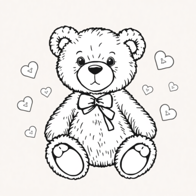 Livre de coloriage d’ours