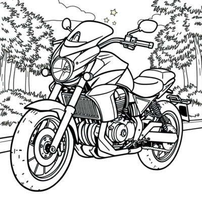 Coloriage Motos