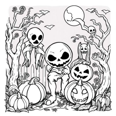 Livre de coloriage pour Halloween