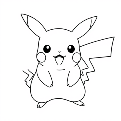 Coloriage Pikachu