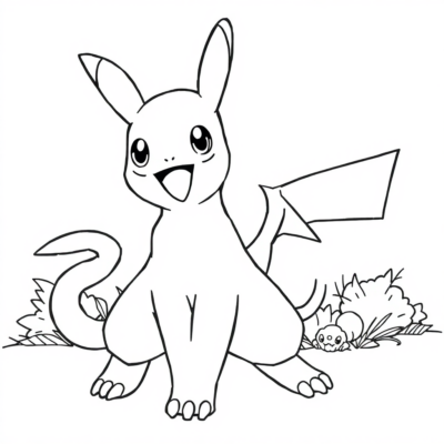 Coloriages d’Aventures Pokémon pour Enfants