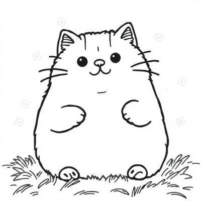 Coloriage Pusheen à imprimer