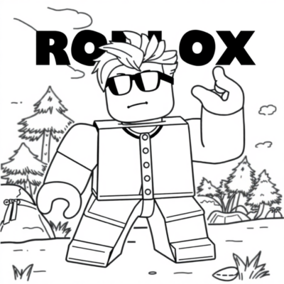 Colorie: coloriage Roblox