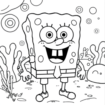 Coloriage : coloriage Spongebob
