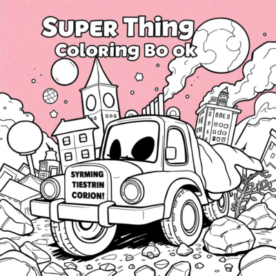 Livre de coloriage Super Things