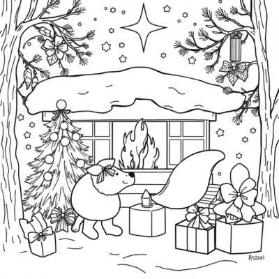 Livre de coloriage de Noël