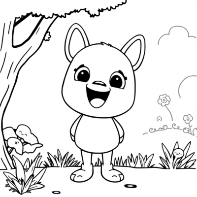 Colorier : coloriage Toca Boca à imprimer