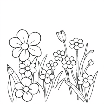 Coloriage du Printemps