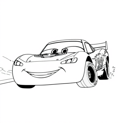 Livre de coloriage de Flash McQueen