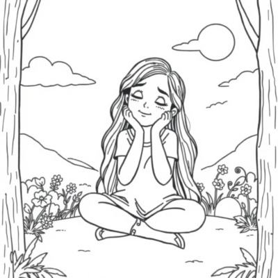 Cahier de coloriage relaxant pour enfants à imprimer