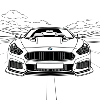 Coloriages Voitures de Sport