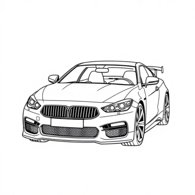 Livres de coloriage de voitures