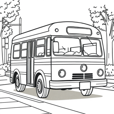 Coloriages Autobus