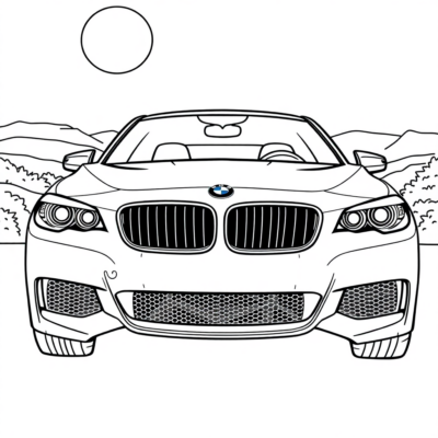 Dessins à colorier BMW