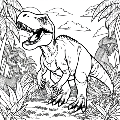 Coloriages Dinosaures de Jurassic World