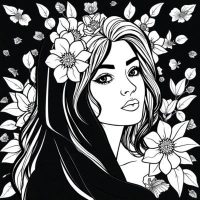 Livres de coloriage pour adultes Filles