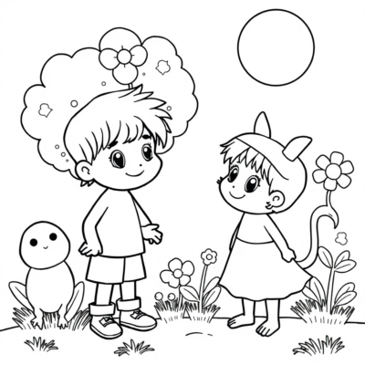 Livre de coloriage pour la Journée des Enfants