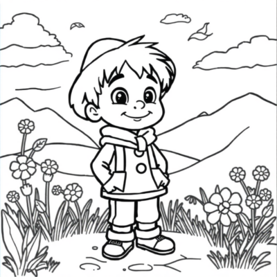 Livre de coloriage : coloriages pour les enfants de 4 à 5 ans