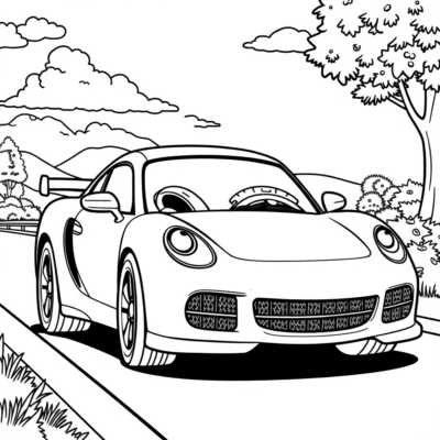 Coloriage : coloriages pour enfants de voitures à imprimer