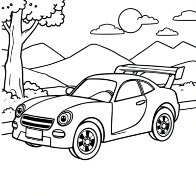 Coloriage : coloriages pour enfants voitures