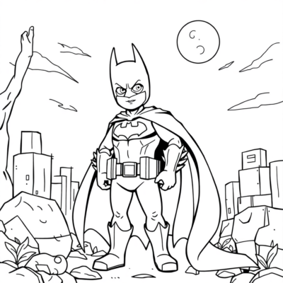 Coloriage : coloriages pour enfants Batman