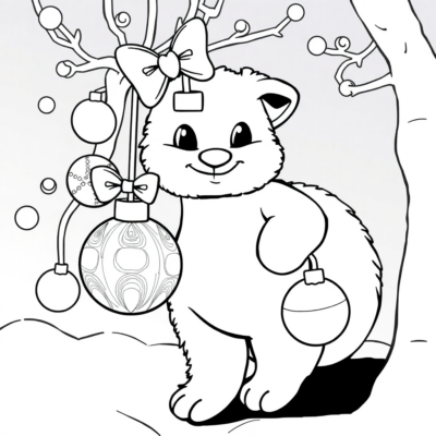 Livre de coloriage : coloriages pour enfants boule de Noël