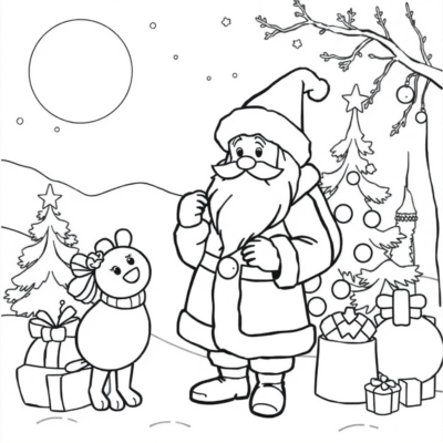 Livre de coloriage : coloriages pour enfants de Noël