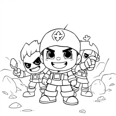 Livre de coloriage : coloriages pour enfants Brawl Stars