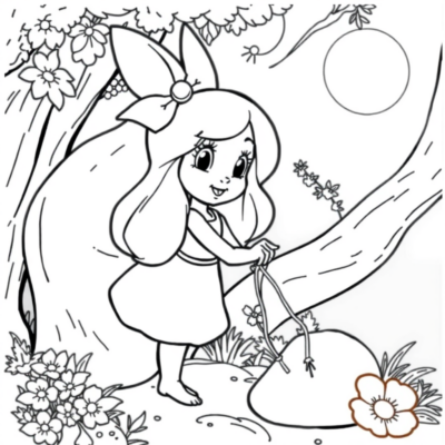 Coloriage : coloriages pour enfants la Petite Sirène