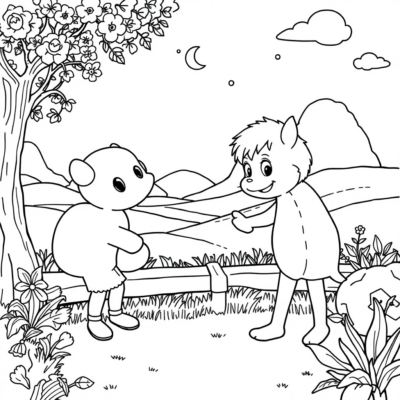 Livre de coloriage : coloriages pour enfants, le temps des enfants
