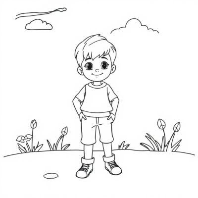 Pages à colorier pour enfants joyeux