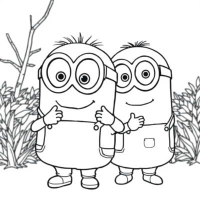 Livre de coloriage : coloriages pour enfants à imprimer Minions