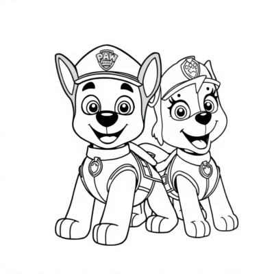Livre de coloriage : coloriages pour enfants à imprimer Paw Patrol