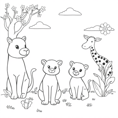 Livre de coloriage : coloriages pour enfants à imprimer animaux