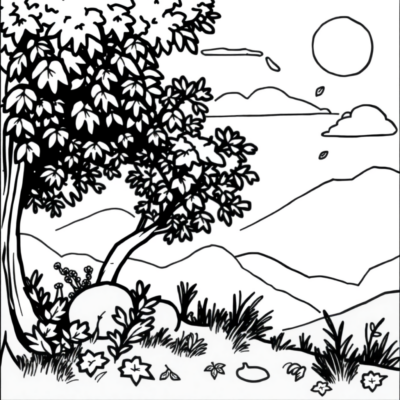 Livre de coloriage : coloriages pour enfants à imprimer automne
