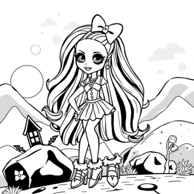Livre de coloriage : coloriages imprimables pour enfants de Monster High