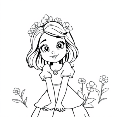 Coloriage : coloriages pour enfants à imprimer Violetta