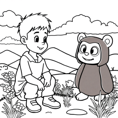 Livre de coloriage : grands coloriages pour enfants