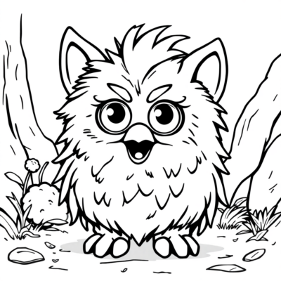 Coloriage : coloriages pour enfants Furby