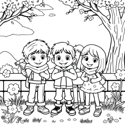 Colorier : les coloriages pour enfants du Gang Słodziaków
