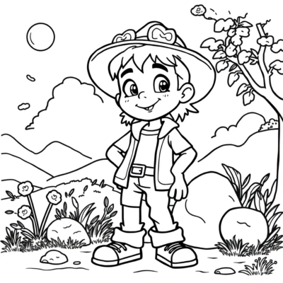 Livre de coloriage pour enfants enjoués