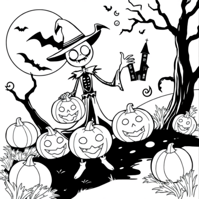 Coloriage : coloriages pour enfants Halloween