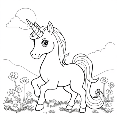 Livre de coloriage : coloriages pour enfants licornes