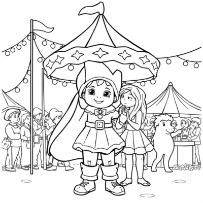 Coloriage : coloriages pour enfants Carnaval