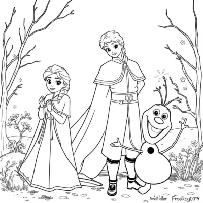 La Reine des Neiges 2 : Coloriages Magiques enfants