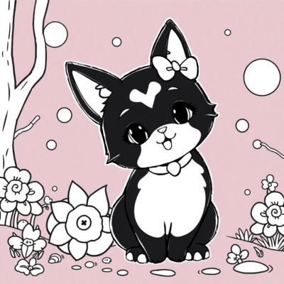 Livre de coloriage : coloriages pour enfants Kuromi