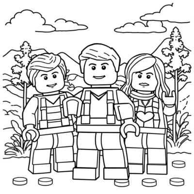 Livre à colorier : coloriages pour enfants LEGO