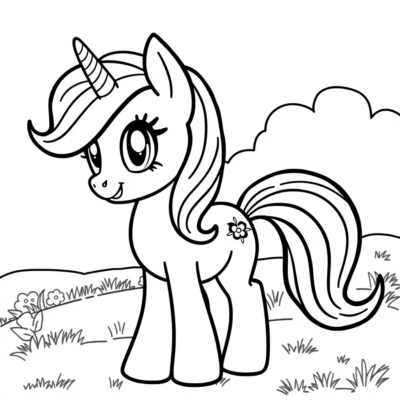 Coloriage : coloriages pour enfants Little Pony